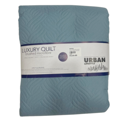 PLAIN LUXURY MICRO QUILT - 220X200