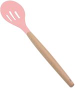 Xiaoye Kitchen Slotted Spoon w/ Wooden Handle - Image 2