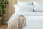WHITE MICROFIBRE DUVET COVER - SINGLE