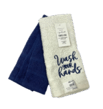 TOWEL GUEST 2PK EMB 100% COTTON - Image 2