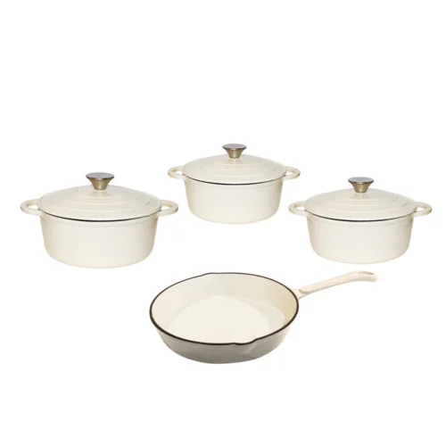 7PC CAST IRON COOKWARE SET - Image 4