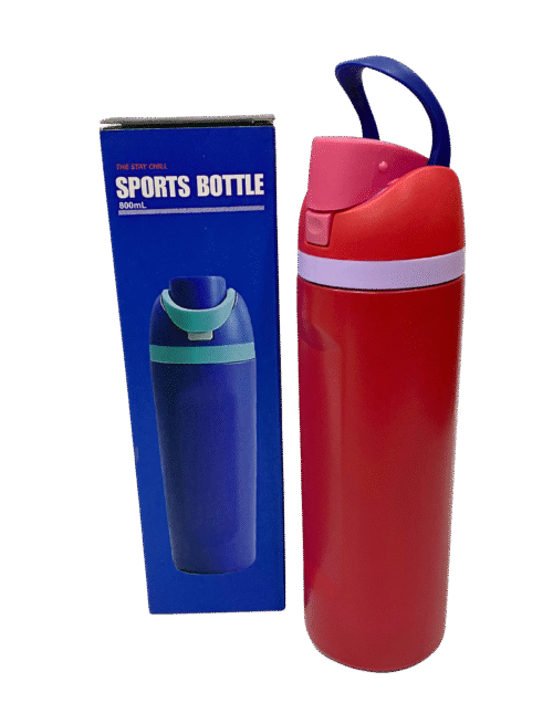 Insulated S/Steel Water Bottle w/Straw - 800ml - Image 6