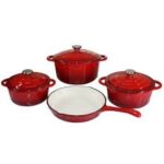 7PC CAST IRON COOKWARE SET
