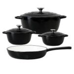 7PC CAST IRON COOKWARE SET