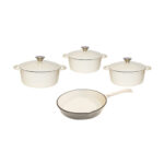 7PC CAST IRON COOKWARE SET - Image 4