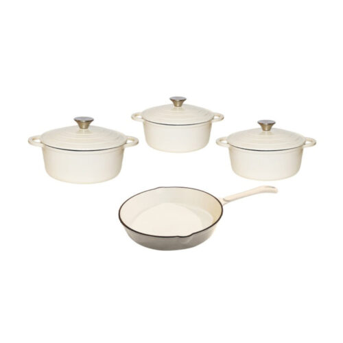 7PC CAST IRON COOKWARE SET - Image 4