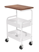 2 Tier Multifunctional Trolley W/Table Top - Image 3