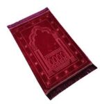 PRAYER MAT/CARPET W/EMBOSSED DESIGN- 80 X 120CM - Image 4