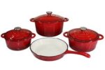 7PC CAST IRON COOKWARE SET - Image 3