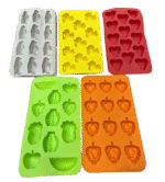 3 For R20 Douba Silicone Ice Cube Tray - Assorted Shapes - Image 2