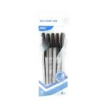 DELI BLUE/BLACK BALLPOINT PEN - 5pk - Image 2