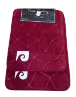 Pierre Cardin Memory Foam Bathroom Mat Set - 2Pc