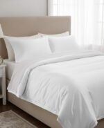 SATIN DUVET COVER SET - QUEEN (230X200)