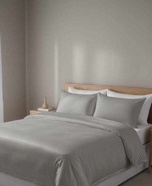 SATIN DUVET COVER SET - KING (230X220)