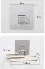Wall Mount S/Steel Toilet Paper Holder - Image 2