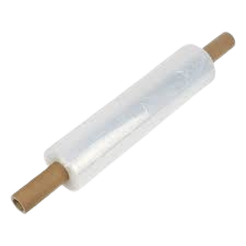 PLASTIC/CLING HAND WRAP ROLL 800G - 1MTR