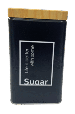 DUAL-TONE KITCHEN CANISTER - (COFFEE/SUGAR/TEA) - Image 2