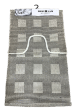 HOMESAZZ ANTI SLIP BATHRROM MAT - 2PC