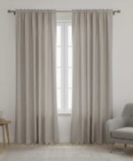 TAPED UNLINED 70% BLOCKOUT CURTAIN - 230X218