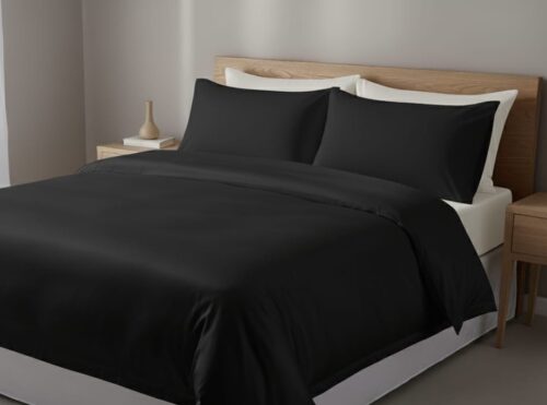9b85a43b-8a96-4c94-8600-5ca0d23bd3be SATIN DUVET COVER SET - KING (230X220) - Image 1