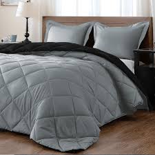 KING LUXE MONOCHROME 5PC COMFORTER - 240X240