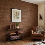 BUNDLE OF 8 - TEXTURED STICKY WALLPAPER - 77x69