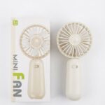 PORTABLE PLASTIC HAND FAN - MINI - AAA batteries (not included) - Image 2