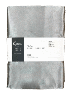 SATIN DUVET COVER SET - KING (230X220) - Image 2