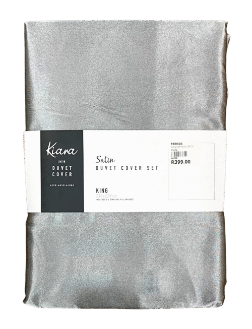 SATIN DUVET COVER SET - KING (230X220) - Image 2