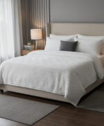 TUFTED DIAMOND COMFORTER SET  - KING (230X220)