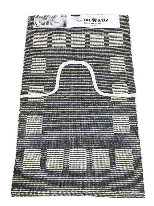 b5713147-41ca-4bd2-80c4-47a613ed1155 HOMESAZZ ANTI SLIP BATHRROM MAT - 2PC - Image 2