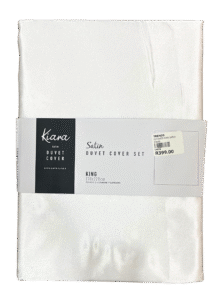 SATIN DUVET COVER SET - KING (230X220) - Image 2