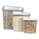 PLASTIC CEREAL CONTAINER SET - 3PC - Image 3