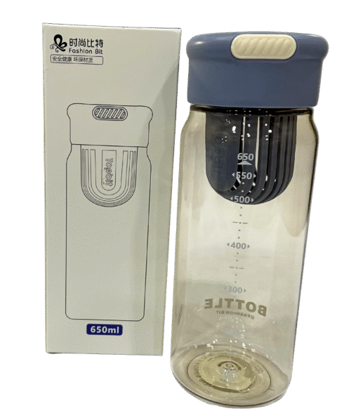 ee3074d2-f58a-4946-9e36-5fbc11e2bd68 FASHION BIT WATER BOTTLE W/FILTER - 650ML - Image 2