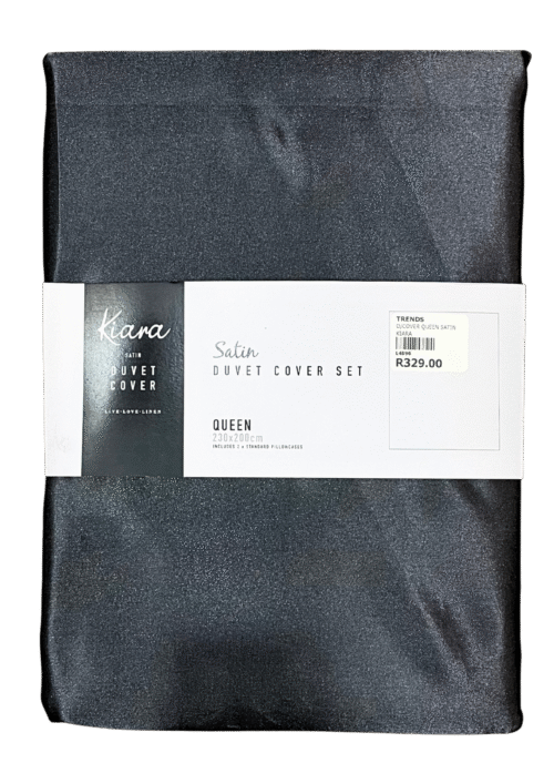 SATIN DUVET COVER SET - QUEEN (230X200) - Image 2