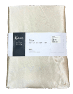 SATIN DUVET COVER SET - KING (230X220) - Image 2