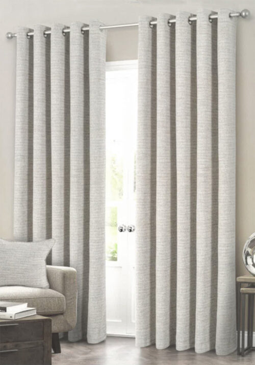 Bundle of 2 - Unlined Blockout Eyelet Curtain-230x218