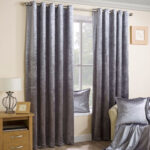 Bundle of 2 - Velvet Unlined Curtain - 230X218