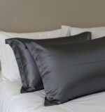SATIN STANDARD PILLOWCASES 2PK- 45X70CM