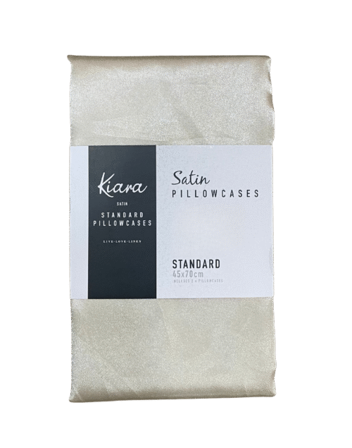 SATIN STANDARD PILLOWCASES 2PK- 45X70CM - Image 3