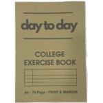 A4 72 PAGE FEINT & MARGIN EXERCISE BOOK