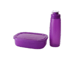 2PC RECTANGULAR LUNCH BOX AND BOTTLE SET - Image 2
