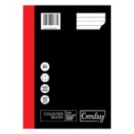 A4 2 QUIRE COUNTER BOOK - QUAD & MARGIN - 192 PAGES
