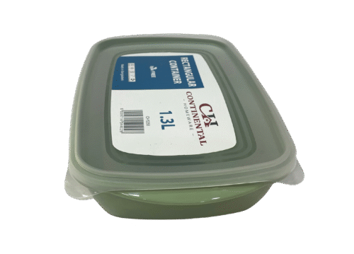PLASTIC RECTANGULAR CONTAINER - 1.3L - Image 3