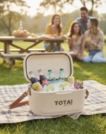 TOTAI STYLE COOLER BOX W/LEATHER STRAP - 12L