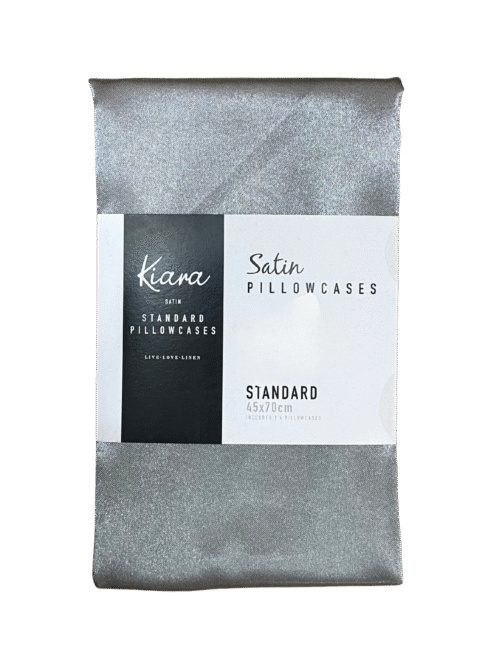 SATIN STANDARD PILLOWCASES 2PK- 45X70CM - Image 4