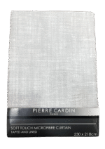BUNDLE OF 2 - PIERRE CARDIN TAPED LINED CURTAIN - 230X218 - Image 4