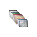 A4 BOOK BAG CLEAR W/ ZIP