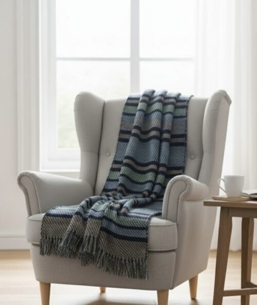 facfe4b5-979e-4ea3-91bc-5497c4fcd716 HOMESAZZ KNITTED THROW - 130X160CM - Image 1