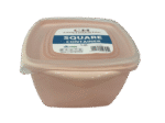 SQUARE PLASTIC CONTAINER - 1.3L - Image 2